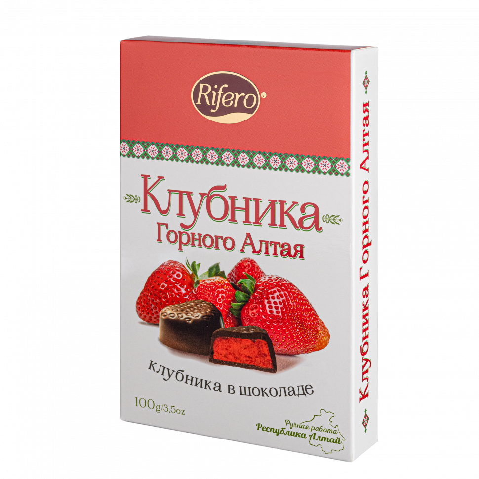  Риф и ко Конфеты "КЛУБНИКА Горного Алтая" 100г        в Ессентуках