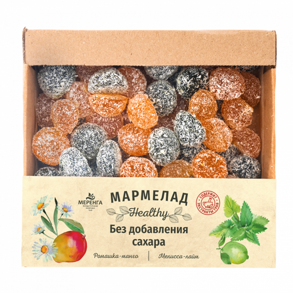 Меренга Мармелад в кокосовой обсыпке Ромашка+Мелисса , 800г     в Ессентуках